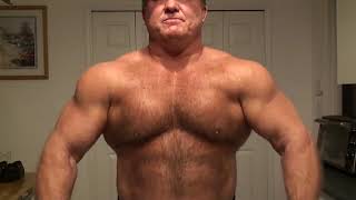 Hairy Bear Muscle Flexing #4