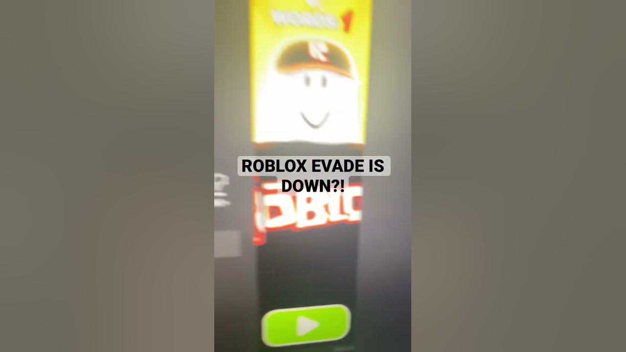 ROBLOX EVADE SHUTDOWN?! roblox shorts YouTube