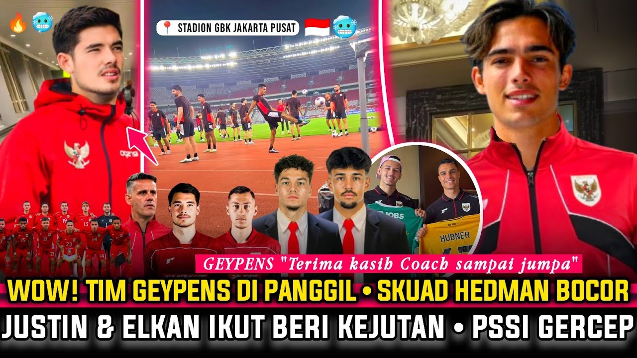 🔴KEJUTAN GARUDA CALLING NGERI! Nama Geypens HEBOH Dipanggil~Elkan & Jusa MASUK~FIFA series Ful Skuad