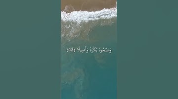 من سورة الأحزاب بصوت القارئ محمد أمجد حمودة
