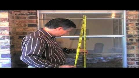 Measuring For Replacement of Metal Window In A Brick Home