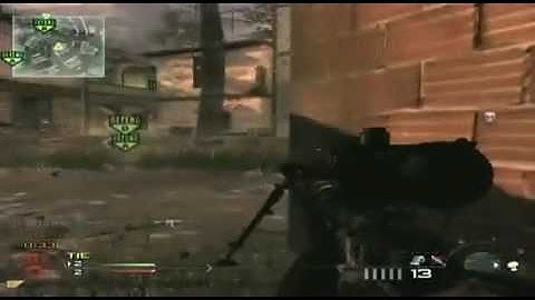 Call of Duty Modern Warfare 2 Amazing Round Ending Throwing Knife Kill