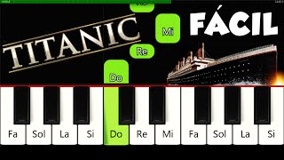 La Canción de Titanic | Tutorial para Piano + Notas | FACIL