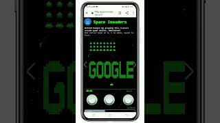 Space Invaders game | Space invaders game Google magic tricks part 19 | #short #shorts #viral screenshot 2