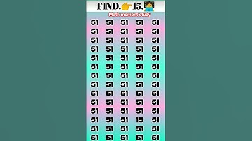 Find 👉 15 odd number puzzle 🧩 iq test math reasoning questions #paheliking #mathematicspuzzles #iq