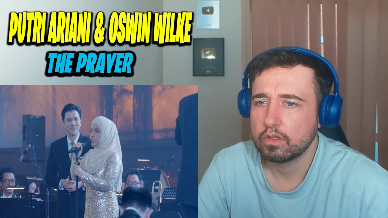 Реакция на кавер на песню THE PRAYER в исполнении Путри Ариани и Освина Уилке [живое выступление ...