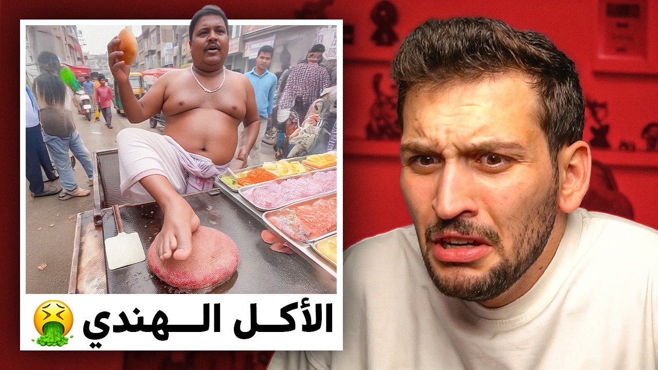 شفت اكل شوارع الهند 🤢 راح تكره الاكل للابد