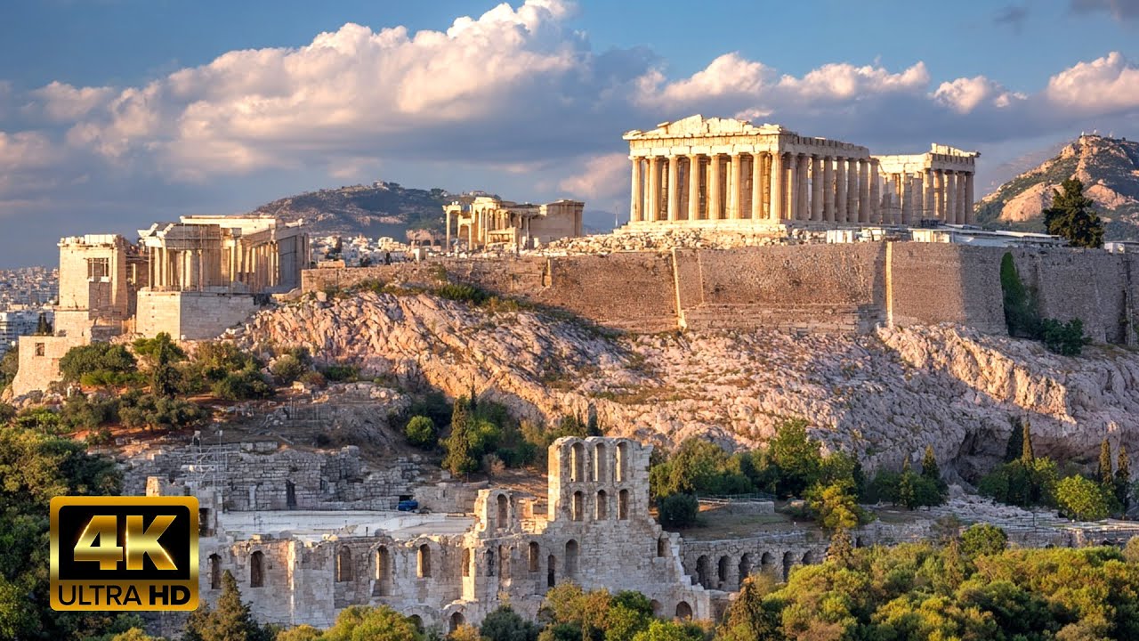 Discover the Magic of Athens 🇬🇷 | Ancient Beauty Meets Modern Life in 4K