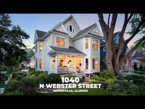 1040 N Webster St, Naperville, IL home video tour