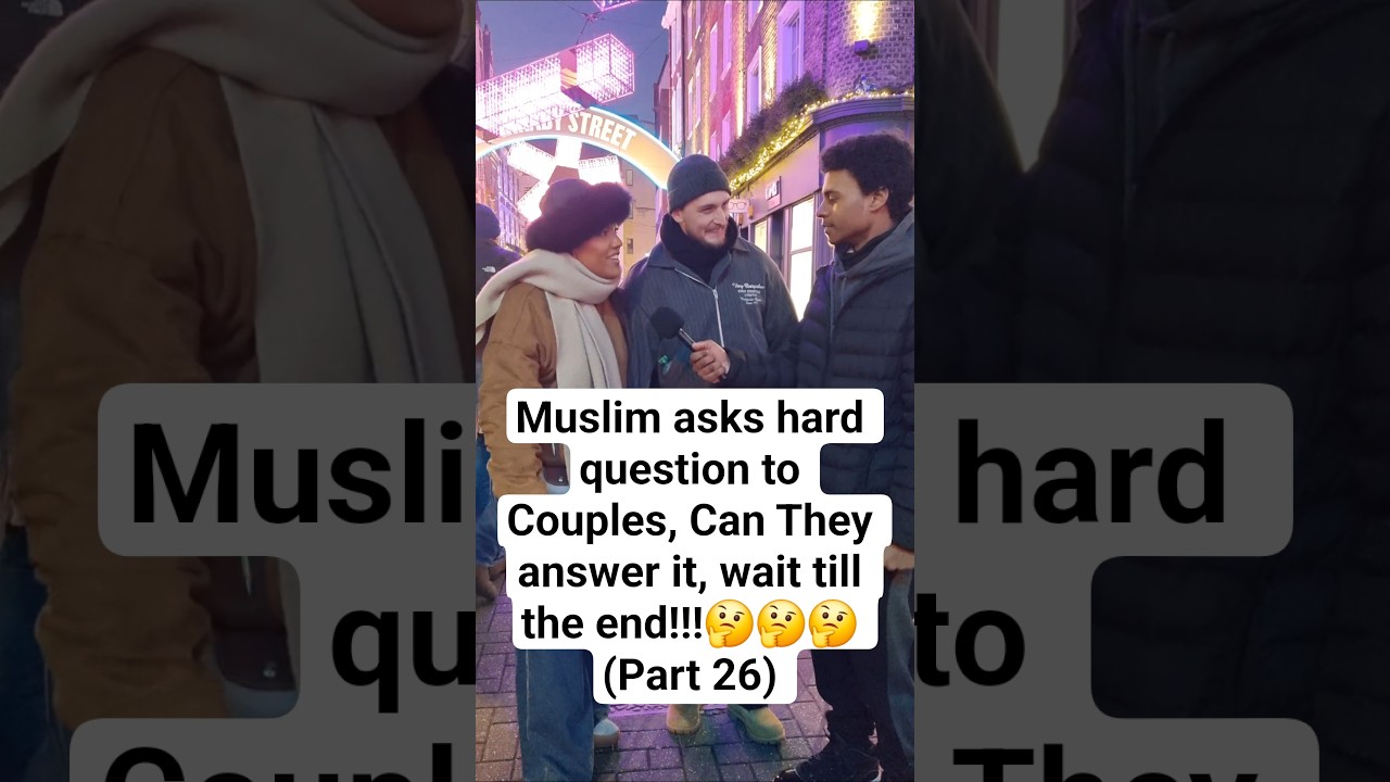 Muslim asks hard question to Couples 