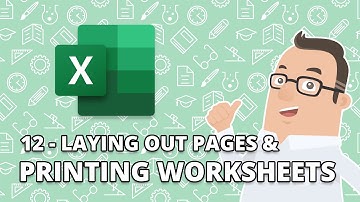 Microsoft Excel - Page Layout & Printing - Tutorial (Filipino/Tagalog)