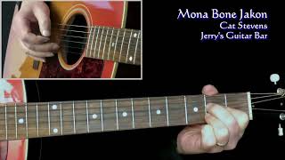 Cat Stevens Mona Bone Jakon | Guitar Play Through and Intro Lesson