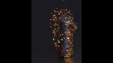 Peel off effect | #blender 3D simulation