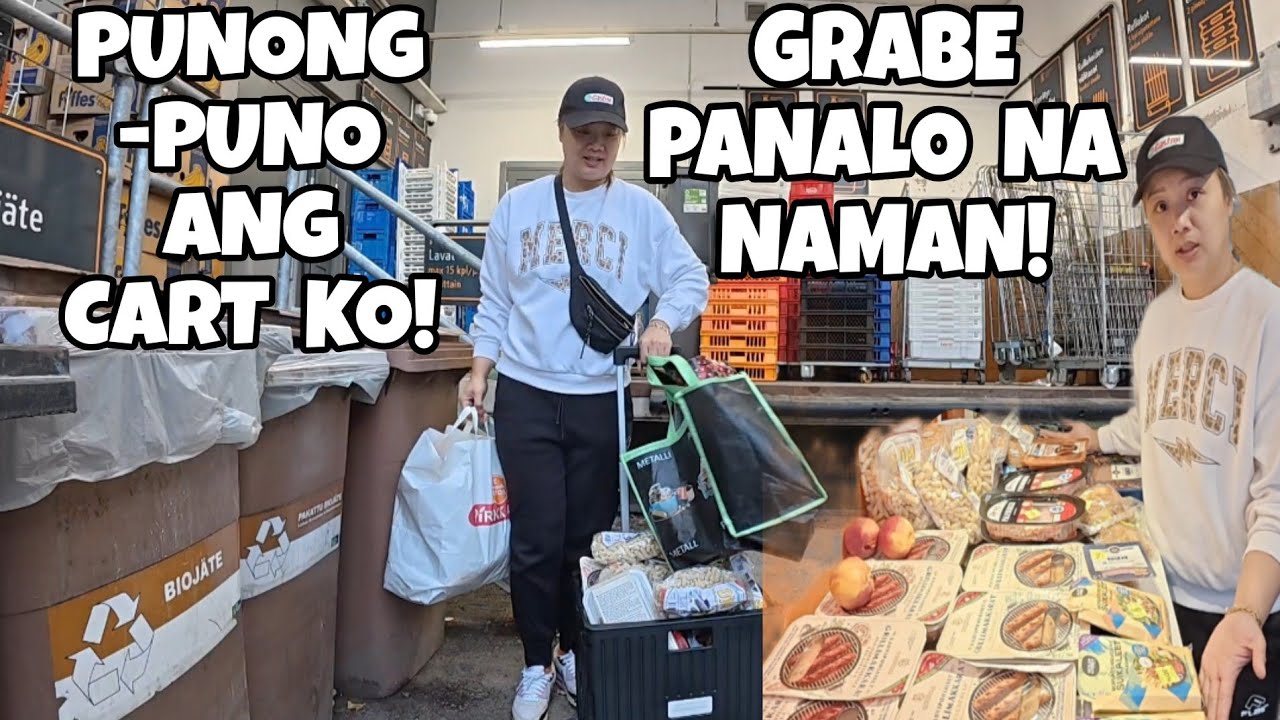 PANALO SA DAMING LAMAN NG BASURAHAN | DUMPSTER DIVING IN FINLAND | THAI-FINNISH 