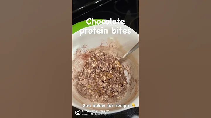 Try my chocolate protein bites