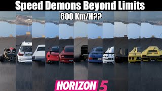 Speed Demons Pushing Maximum On DownHill - Forza Horizon 5 || 600Km/H Will It Possible ?