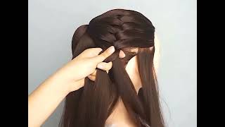 Easy Trick for Bridesmaid  Hairstyle  _ For long Hairs  / wedding Hairstyle for Girls...