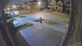 Security video captures theft of a truck from Kitchener, Ont. driveway