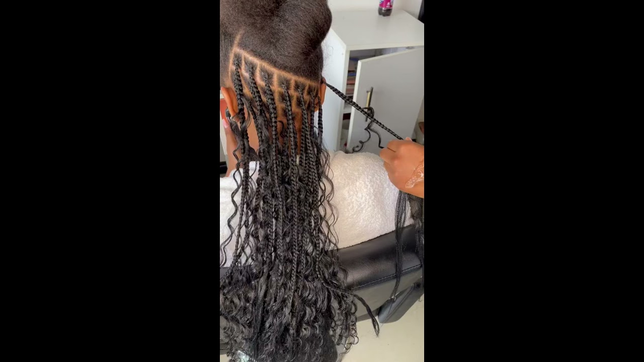 Boho Knotless Braids