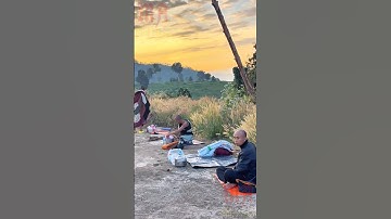 Sáng 21/12 Sư Minh Tuệ cùng các huynh đệ thọ thực rất an lành