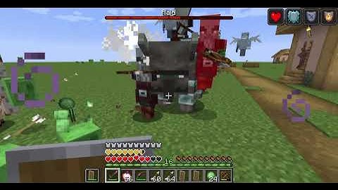 Minecraft Raid on Hard difficulty