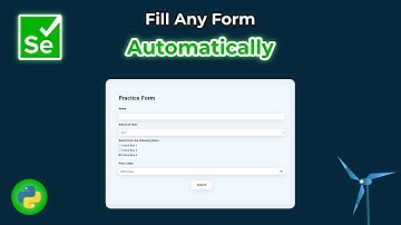 How to Fill Any Form Automatically with Selenium In Python! | Selenium Tutorial