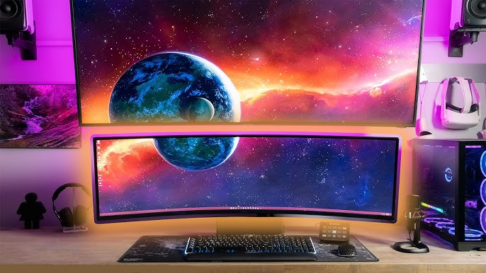 Samsung super ultra-wide 49-inch CRG9 monitor - Newsshooter