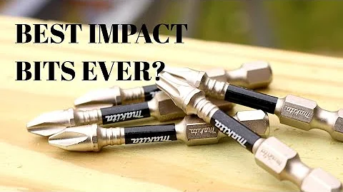 If you use an impact driver you ABSOLUTELY need to try these new Impact Driver Bits. Makita XPS Bits
