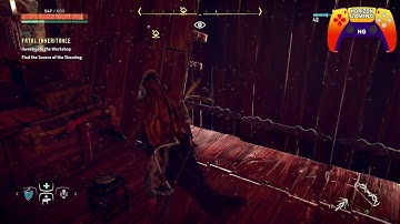 Investigate the Estate, Enter the Workshop, Source of the Shouting - Horizon Zero Dawn Remastered