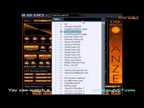 DSK OranZe - Free VST - myVST Demo