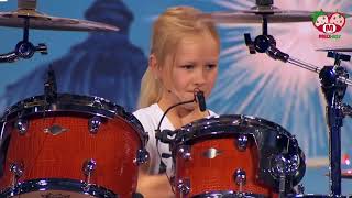 [KidsTalent] Nữ drummer nhí Johanne Astrid - Winner Of Denmark's Got Talent 2017 - MEDKids