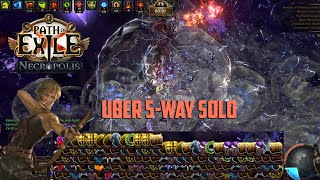 Uber 5-Way Legion Solo 5 Reward Lines Kinetic Blast Deadeye Wander | Path of Exile 3.24 Necropolis