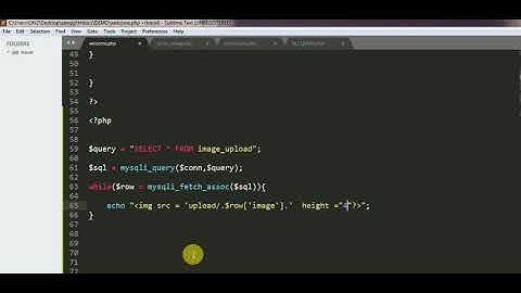 Retrieve Image From Database Using PHP MYsql