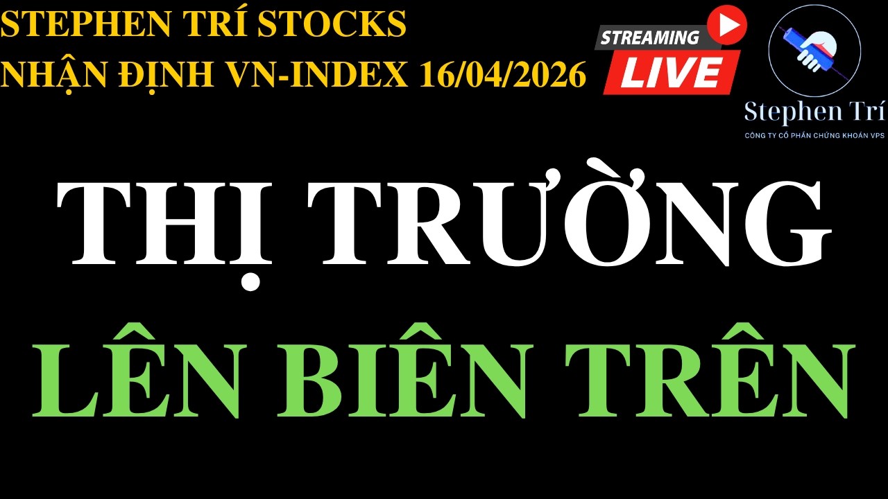 🔴VN-INDEX 16/04/2026: Thị trường đã lên tới vùng biên trên - Hành động trong vài phiên tới