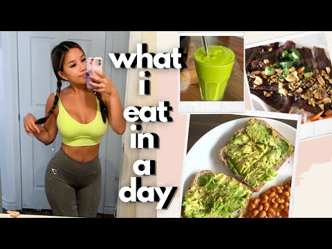WHAT I EAT IN A DAY - healthy & REALISTIC 😊 - easy meals / take out options hqdefault
