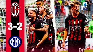 Leão-Giroud: il Derby è nostro | Milan 3-2 Inter | Highlights Serie A 2022\/23