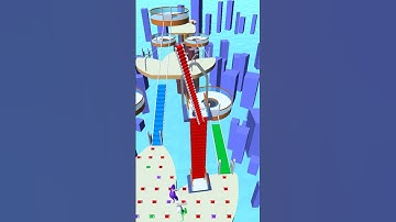 Bridge Race | Level 196 Walkthrough | All levels Gameplay Android / iOS Mobile 3D Game #shorts