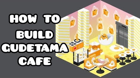 Highrise Virtual World | How to Build Gudetama Cafe