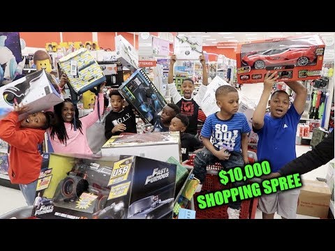 pranks to do on your mom TOOK THE KID'S ON A $10,000 SHOPPING SPREE! (THEY BOUGHT TOYS)