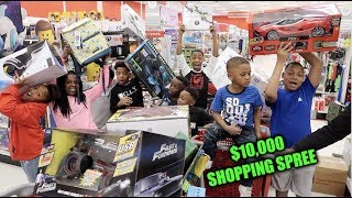 TOOK THE KID'S ON A $10,000 SHOPPING SPREE! (THEY BOUGHT TOYS)