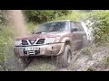 Nissan Patrol Y61 with BMW M57 engine Off Road vs Deep Mud Hole