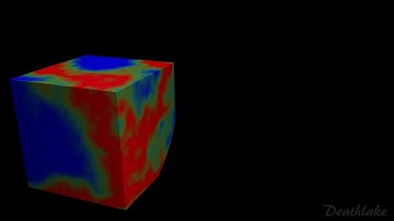 Test 1 3D animation cube Maya software render