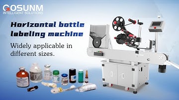 Bottle labeling machine | Horizontal round bottle labeling machine