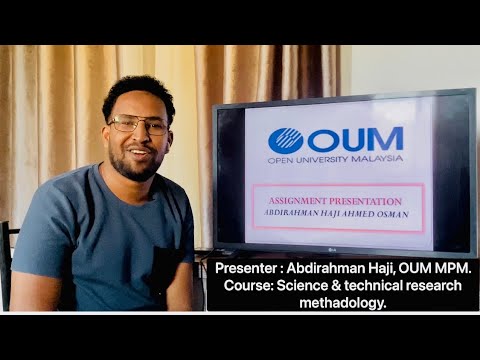 assignment research methodology oum