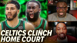 Shannon Sharpe \& Gilbert Arenas react to Jayson Tatum \& Celtics clinching home court | Nightcap