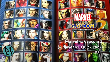 Marvel vs Capcom 3 (2 player vs. Quick Look) PS4