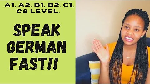 Learning to speak German fast!