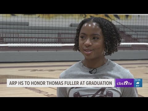 Classmate remembers Thomas Fuller ahead of Arp High School graduation