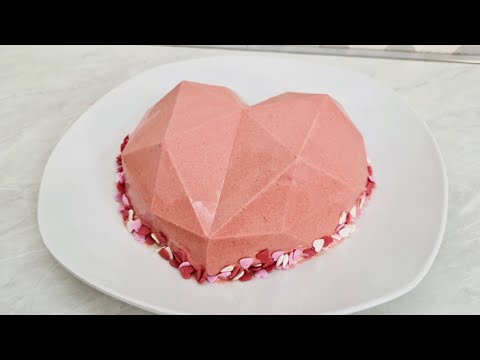 Srce iznenađenja (Srce koje se razbija) 💗 Smashable heart cake