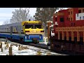 Minecraft Train Near Miss VIA CP Freight Animation
